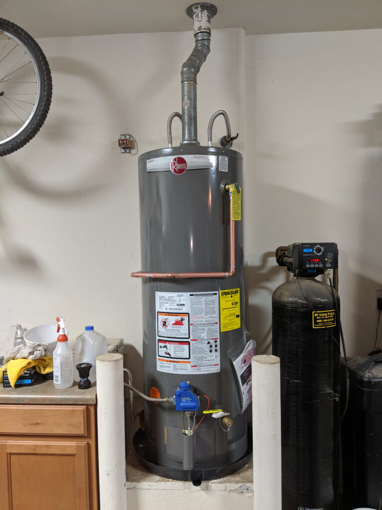 50 Gallon Gas Rheem Water Heater Installation In Chandler Arizona