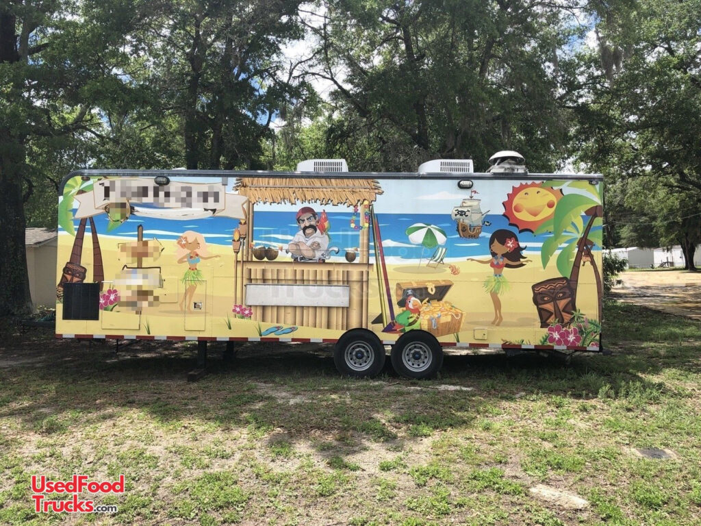 8 5 X 27 Food Concession Trailer With Truck 