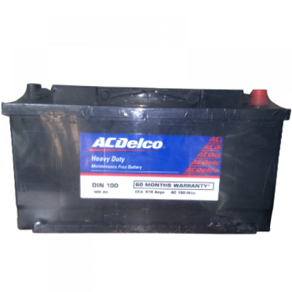 AC Delco Battery 100Ah Price Buy AC Delco DIN100 100Ah Car Battery 