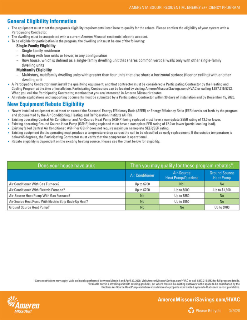 Ameren Missouri HVAC Rebates Awtrey Heating Air Conditioning