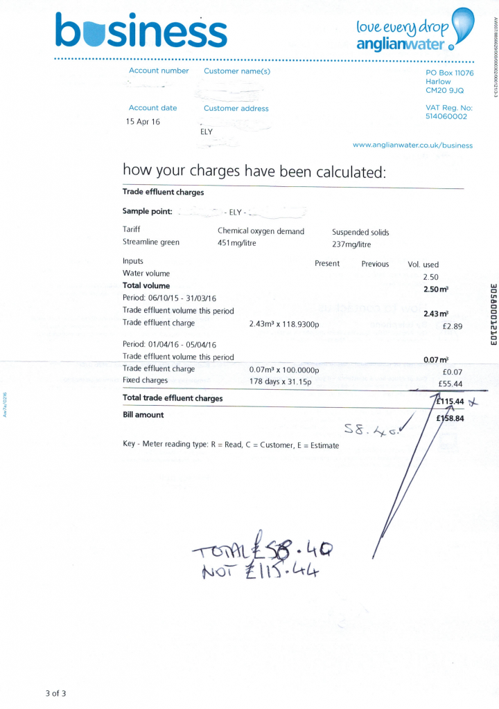 Anglian Water Admit Bill System Error As Potentially