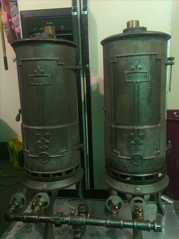 Antique Hotstream Twin Water Heaters Found By Ed s Plumbing In 