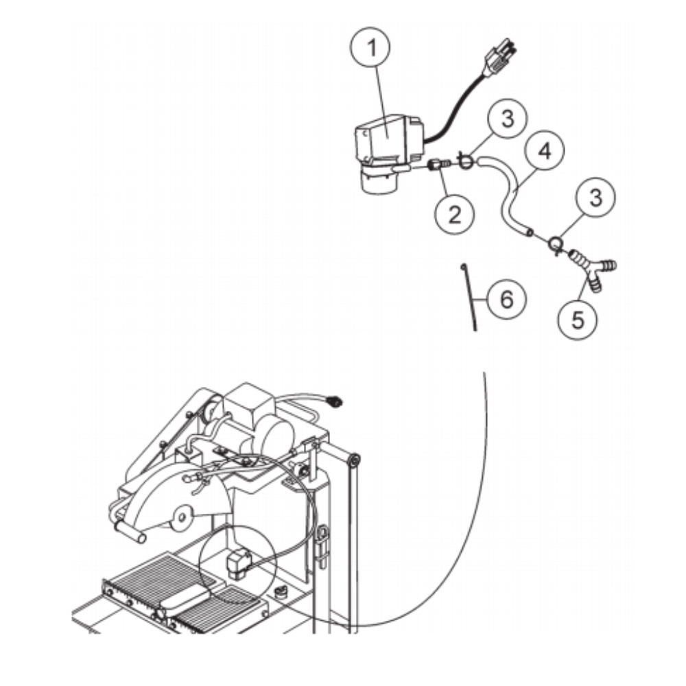 BBS20 E5 1PH TK Equip Electric Masonry Block Saw Parts TKmixerparts