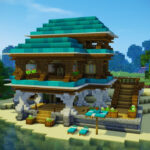 Beachhouse Minecraft Step By Step Pictures Modern House