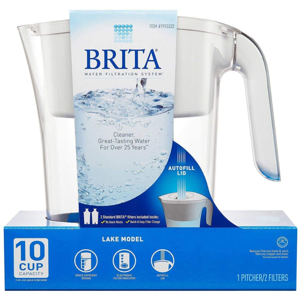 Brita Model Water Filter Water Cleasner With 1 Pitcher And 2 Filters 