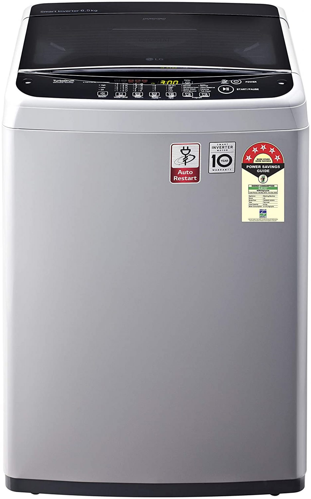 Buy LG 6 5 Kg Fully Automatic Top Load Washing Machine T65SNSF1Z At 