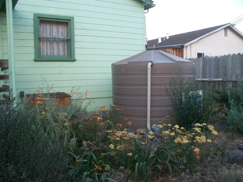 Cisterns And Rain Barrels Monterey Bay Friendly Landscaping