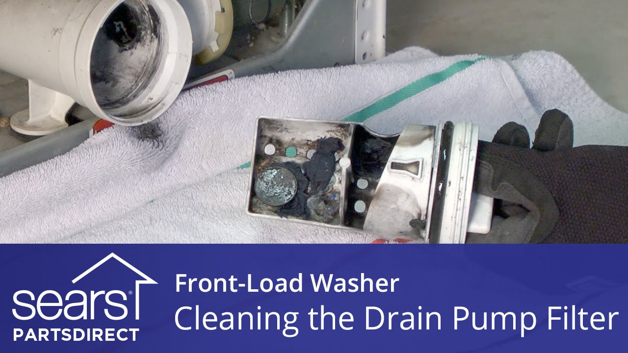 Cleaning The Drain Pump Filter On A Front Load Washer With No Access 