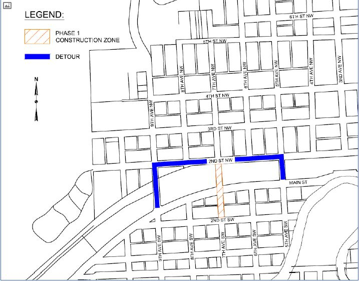 Construction Notice 7th Ave NW City Of Valley City