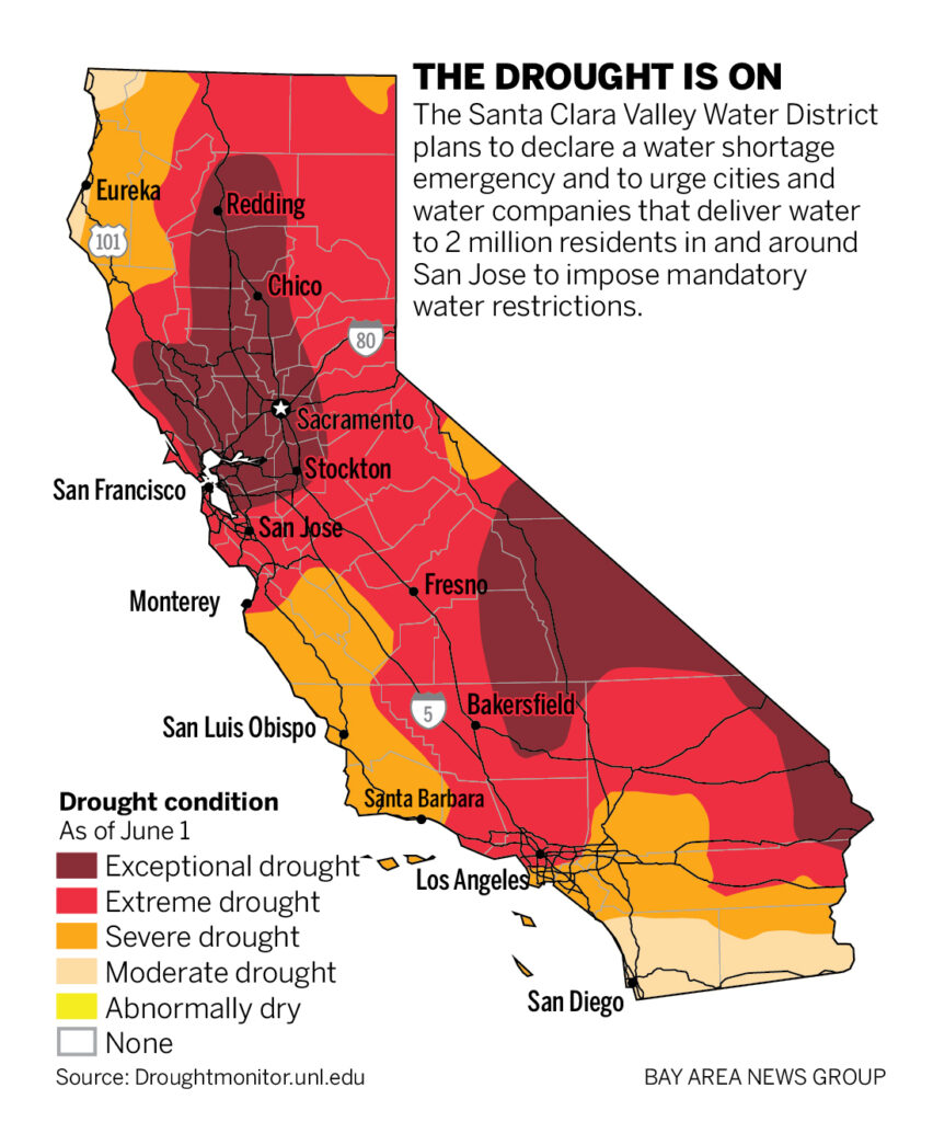 Drought Mandatory Water Restrictions Coming To Santa Clara County