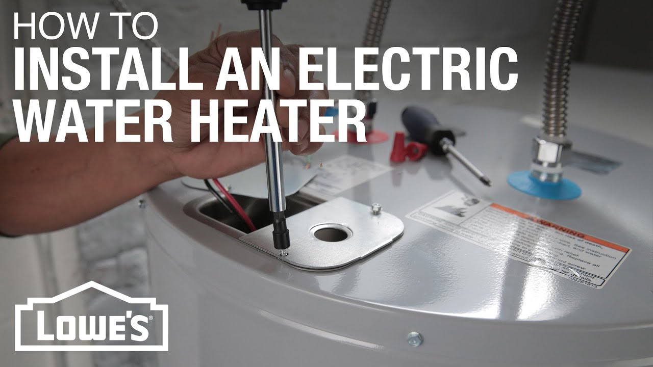 Electric Water Heater Installation YouTube