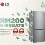 Get RM200 E Rebate On New Energy Saving LG Refrigerators