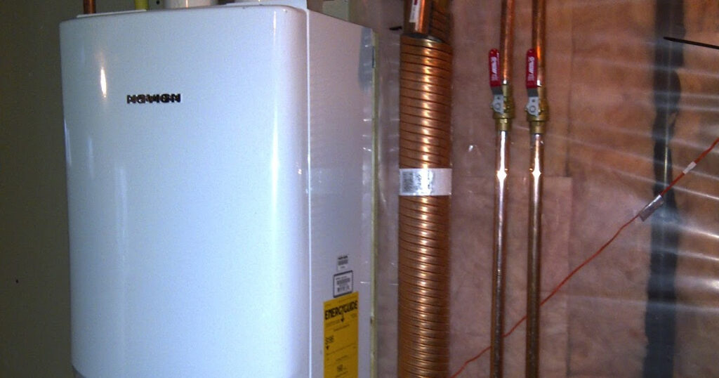 Guelph Solar Installed Navien NR 210 Tankless Water Heater And 48