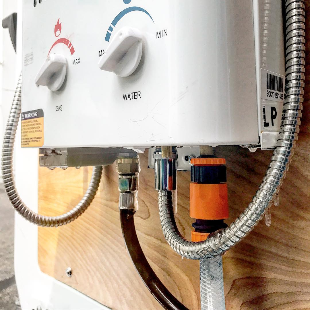 Installing A Portable 12v Water Heater In A Camper Van