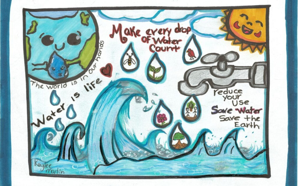 K 8 Student Poster Contest Winners Highlight Water Is Life Helix