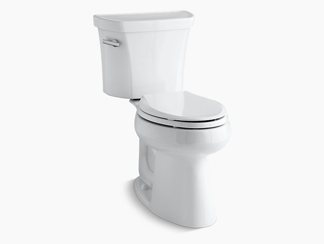 KOHLER 3889 0 HIGHLINE COMFORT HEIGHT 2 PC ELONGATED TOILET IN WHITE 