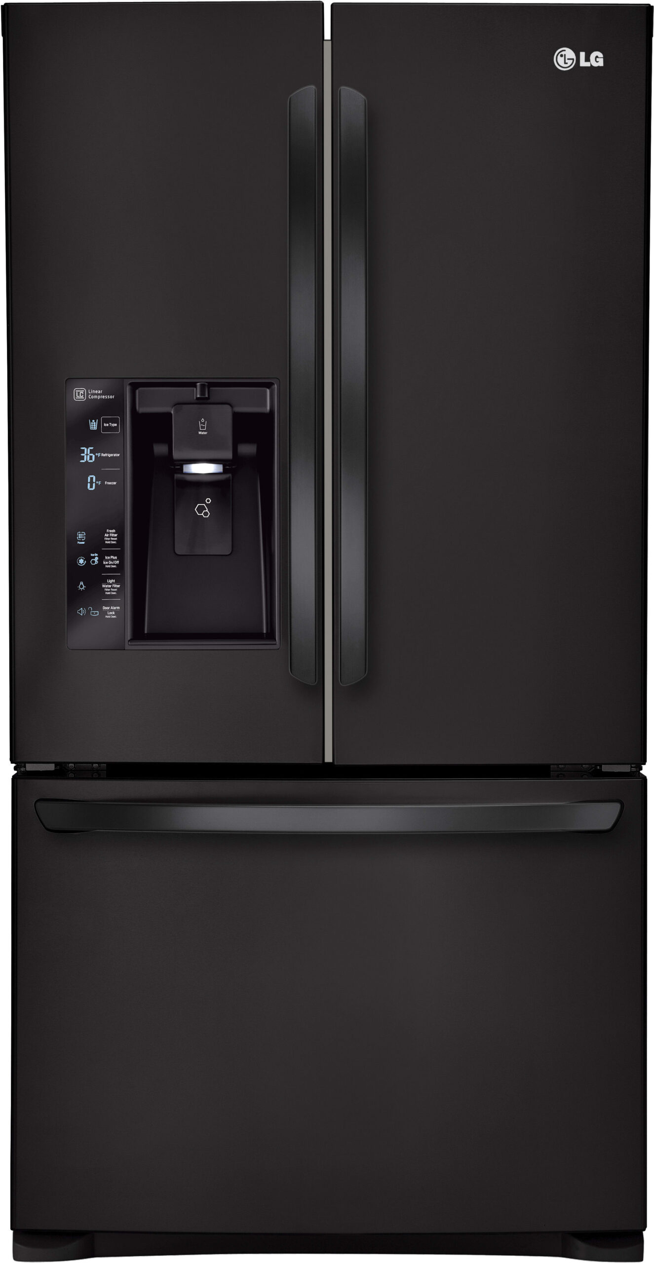 LG LFXS29626B 36 Inch French Door Refrigerator With 29 0 Cu Ft 