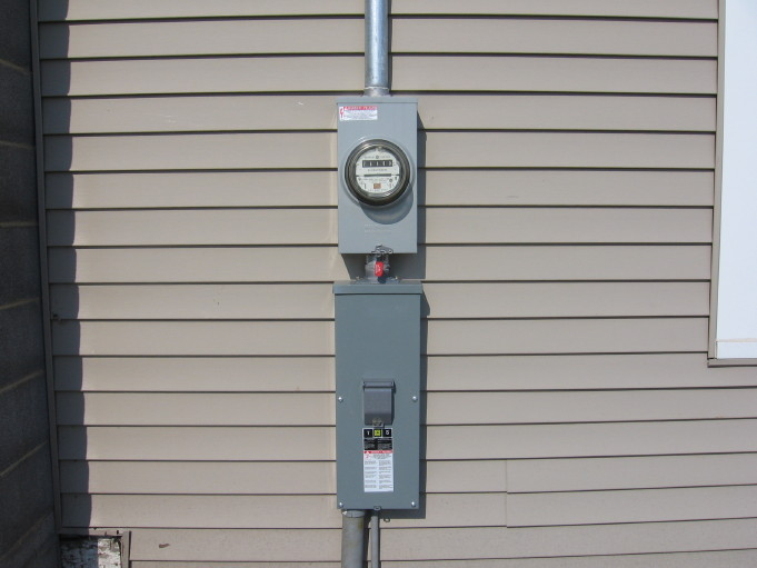 Meter Base On House Fulton County REMC