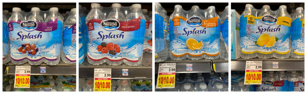 Nestle Splash Water 6 Ct Bottles Is ONLY 1 00 At Kroger Kroger Krazy