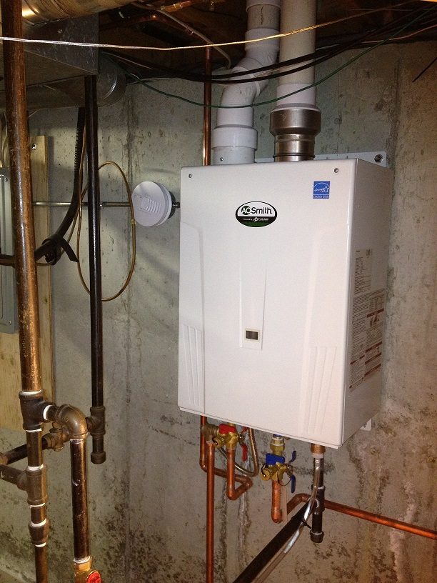 New AO Smith On Demand Hot Water System Installed In Framingham MA