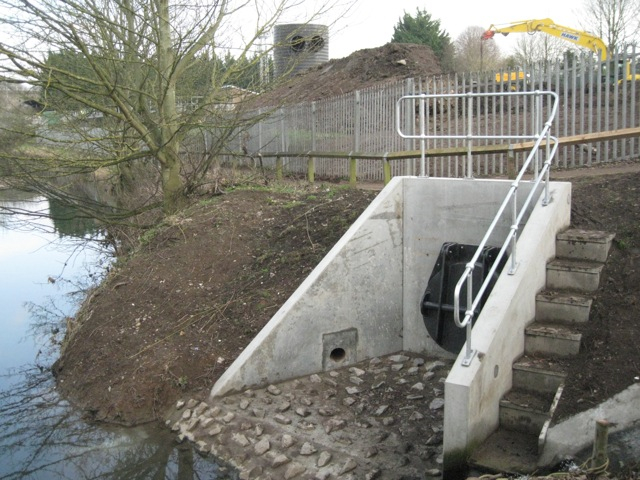 New Outfall Severn Trent Site Prince s Robin Stott Geograph 