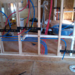 Not Quite A Teardown Plumbing Progress PEX Bathroom Rough In Started