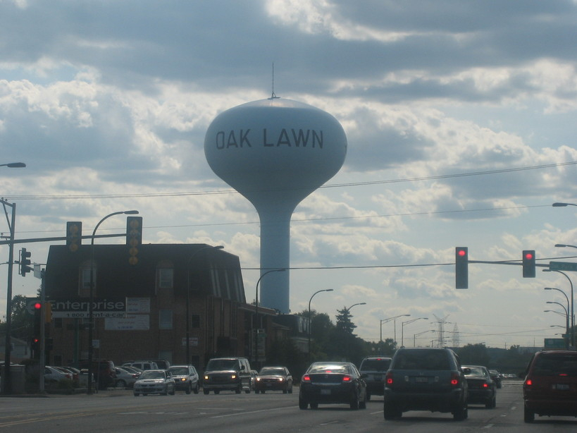 Oak Lawn IL Water Tower 95th Street Photo Picture Image