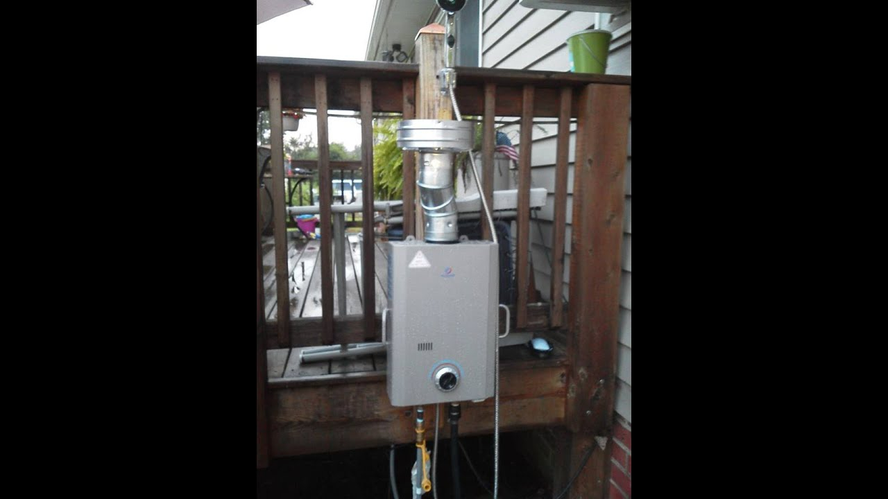 OFF GRID Eccotemp L7 ON DEMAND Tankless LP HOT WATER By KVUSMC YouTube