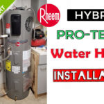 Rheem Electric Hybrid Water Heater Installation YouTube