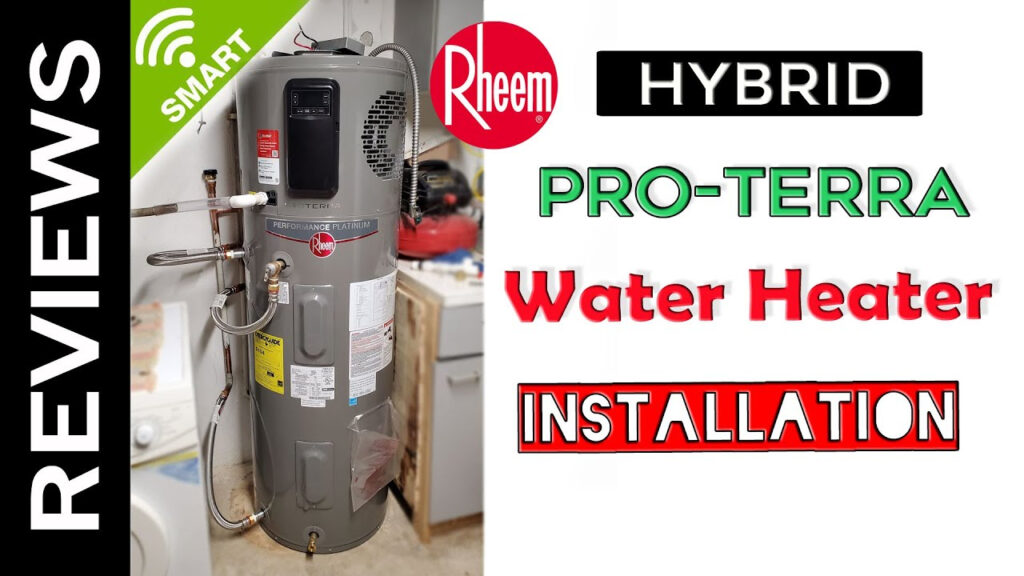 Rheem Electric Hybrid Water Heater Installation YouTube