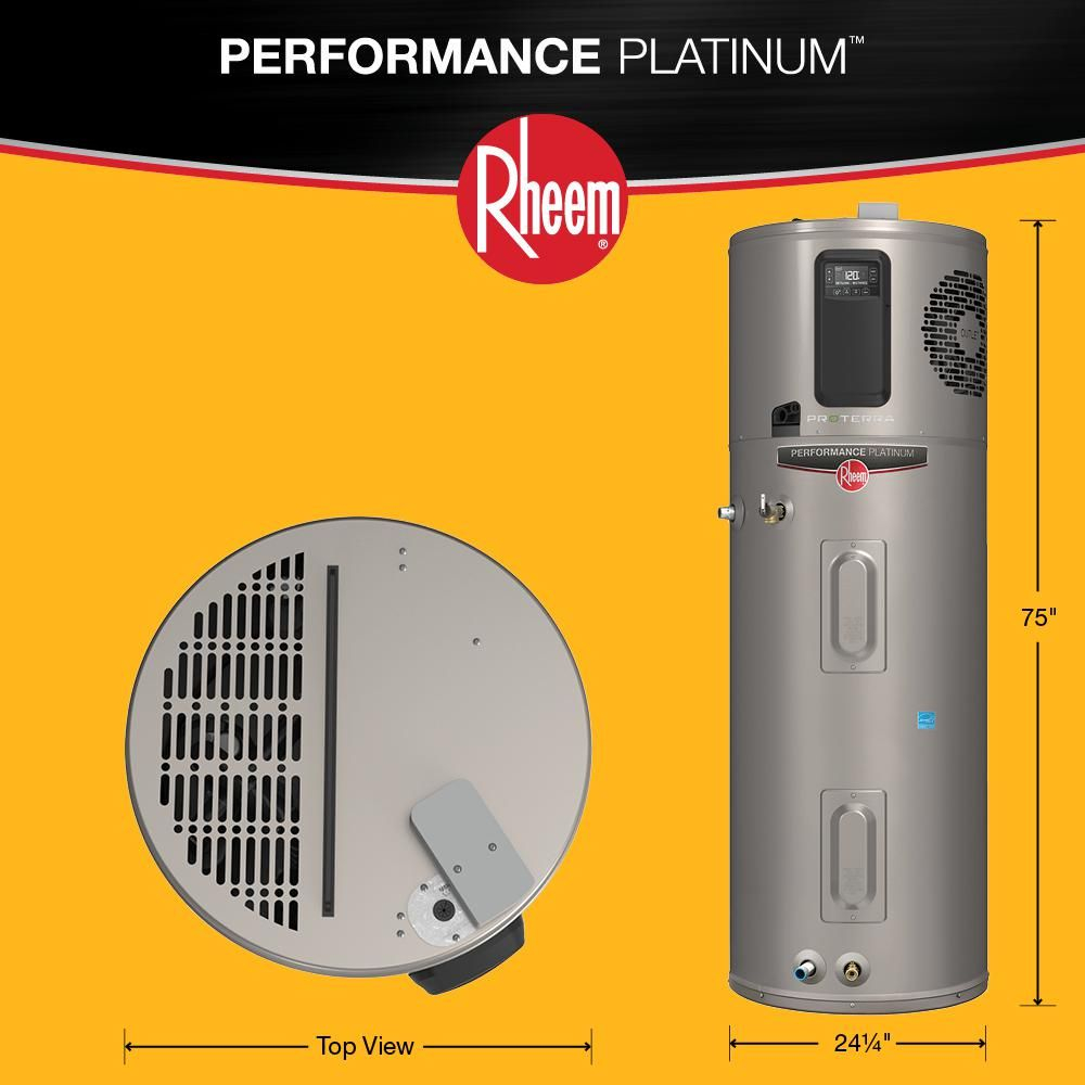 Rheem Performance Platinum 80 Gal 10 Year Hybrid High Efficiency Smart