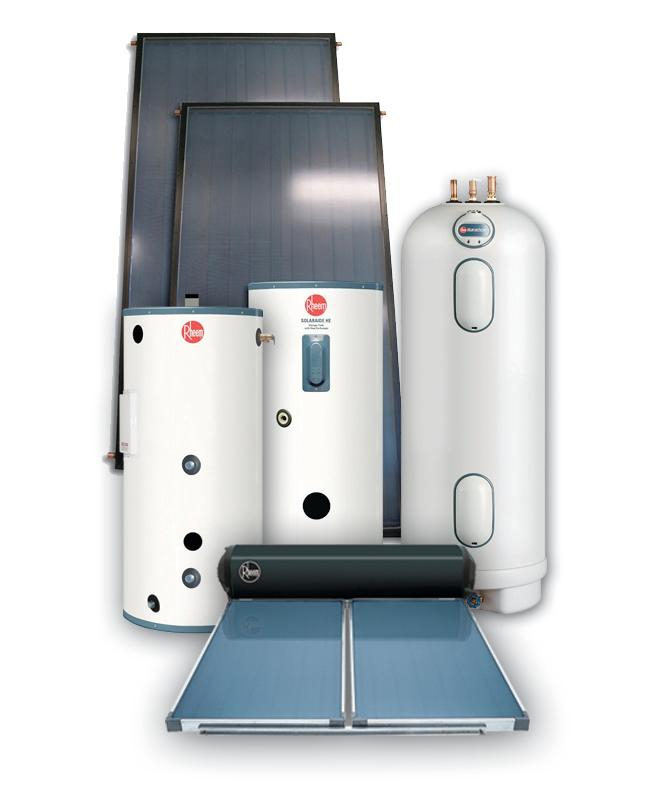 Rheem SolPak Solar Water Heating Systems Remodeling HVAC Solar