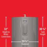 Richmond Essential 30 Gallon Short 6 Year Electric Water Heater At