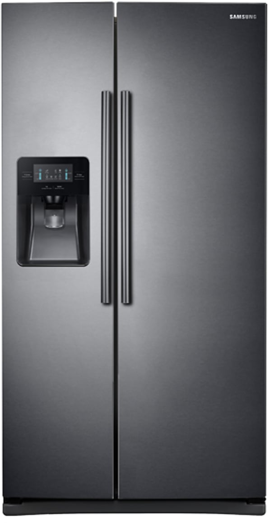 Samsung RS25J500DSG 36 Inch Side by Side Refrigerator With Filtered Ice 