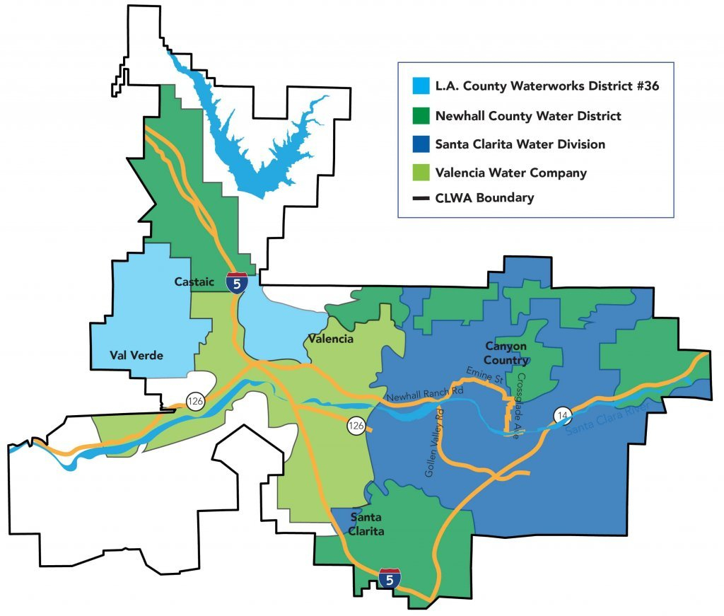 Service Area Map SCV Water