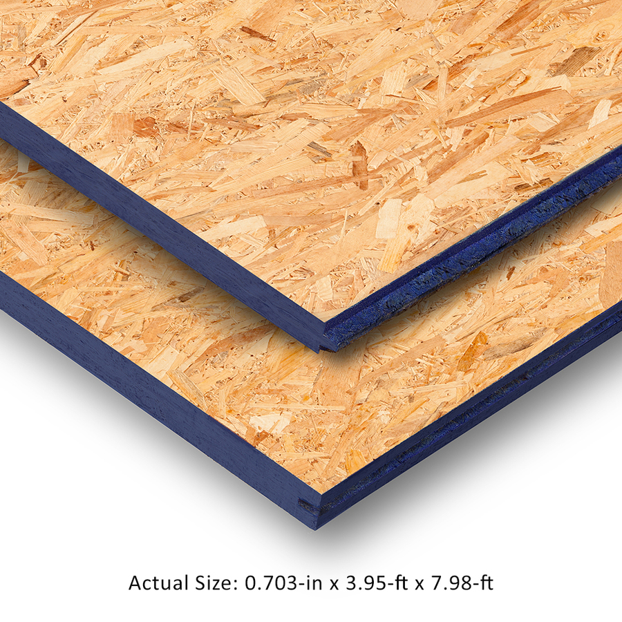 Shop OSB Tongue And Groove Subfloor 23 32 CAT PS2 10 Common 23 32 in 