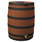 Shop Rain Wizard 40 Gallon Terra Cotta With Dark Ribs Plastic Rain