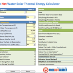 Solar Hot Water Calculators Free Hot Water