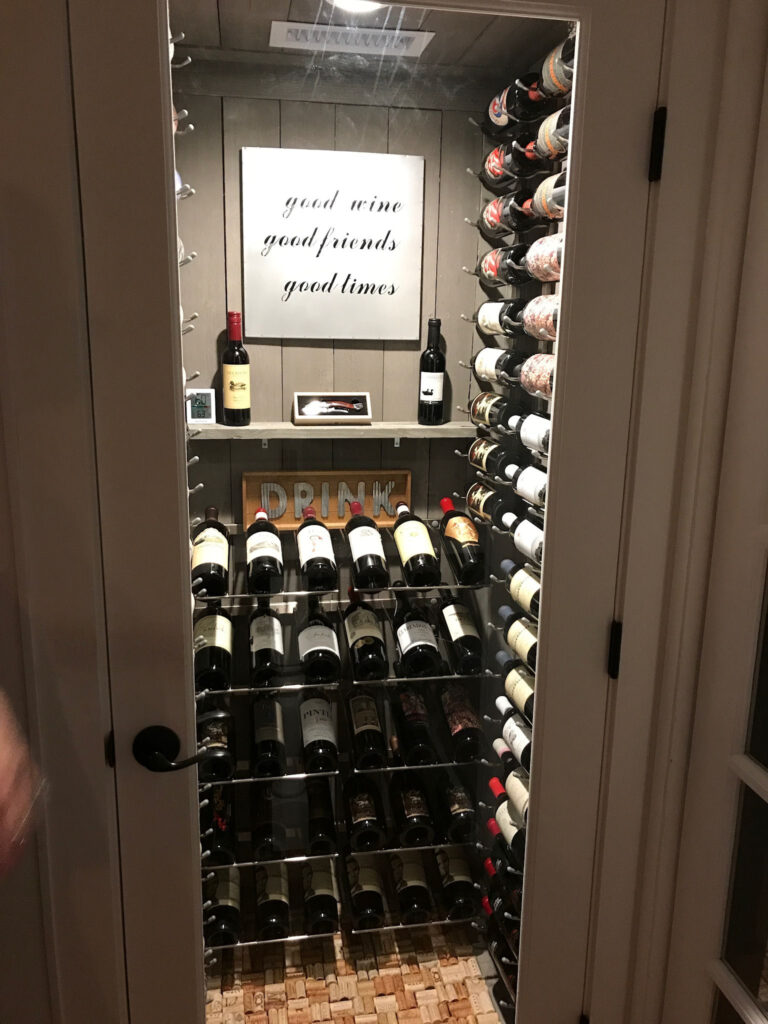 Turning A Water Heater Closet Into A Custom Wine Cellar In Coral Gables 