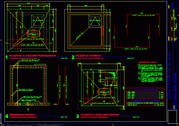 Underground Tank For Water Storage In AutoCAD CAD 483 36 KB Bibliocad