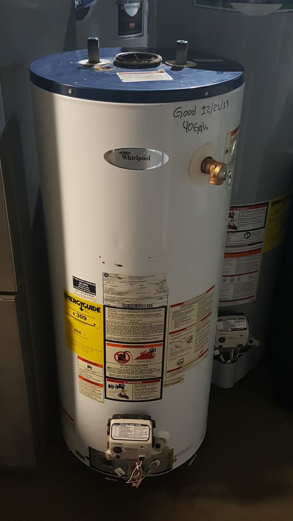 Whirlpool 40 Gallon Gas Water Heater For Sale In Tulsa OK OfferUp