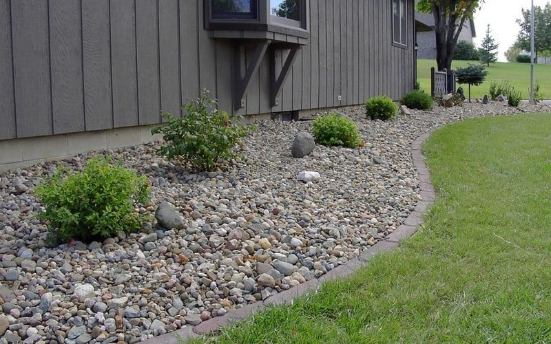 Xeriscaping Installation Rock Mulch Perennials SA Landscaping