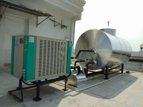 550LPH 22KW Air Source Heat Pump Water Heater System Commercial 