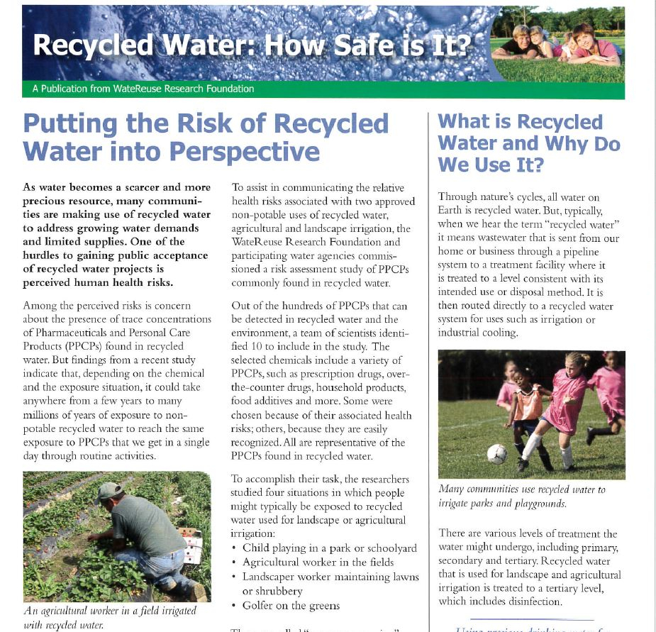 City Of Pleasanton CA Recycled Water Program