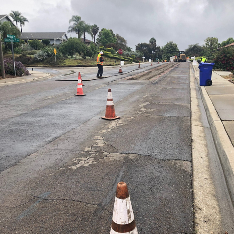 Fallbrook PUD Board Members Tour Construction Project Water News 