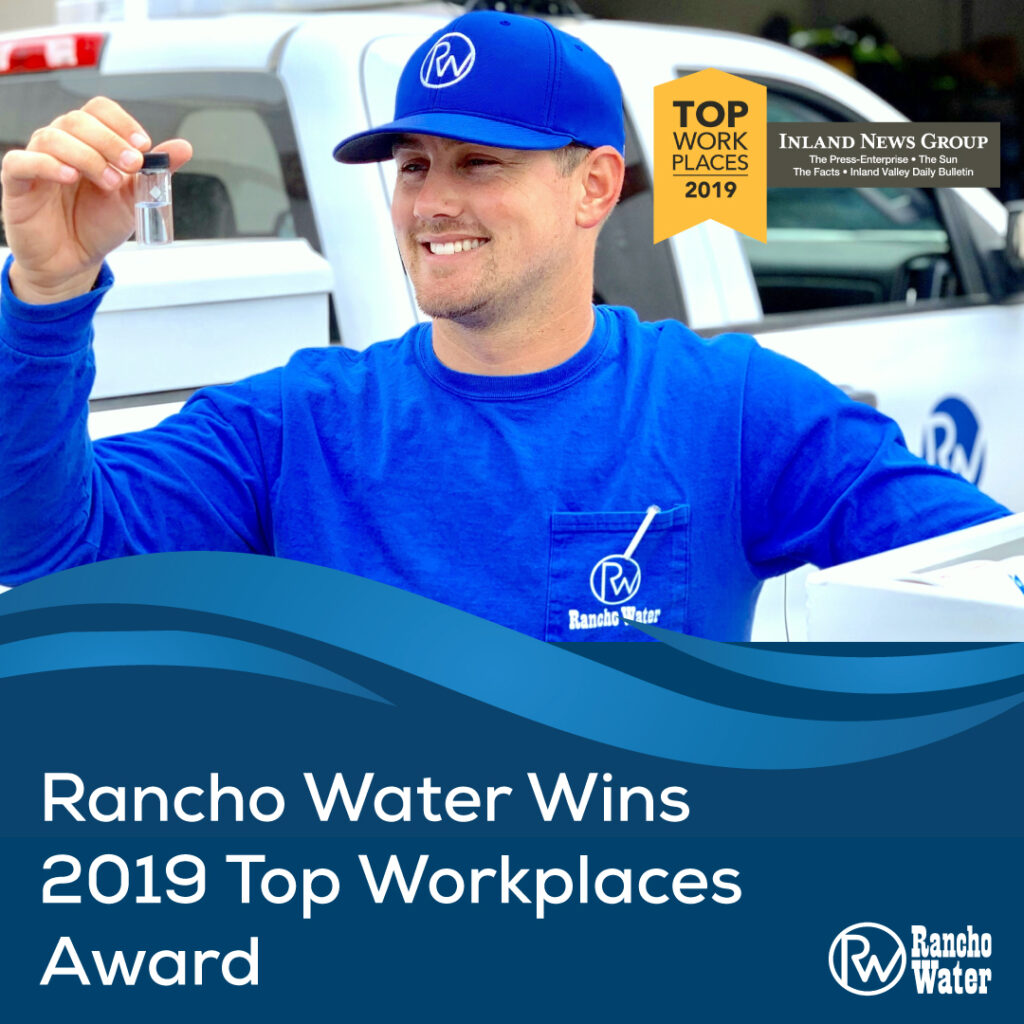 Rancho Water Wins Top Work Places Award From Inland News Group 