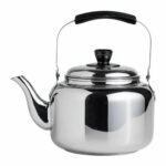 Round Stainless Steel Tea Kettle For Home Capacity 8 Cup Rs 250