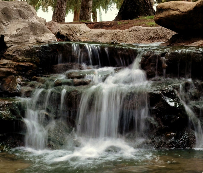 Simi Valley CA Rancho Park Waterfall Simi Valley Photo Picture 