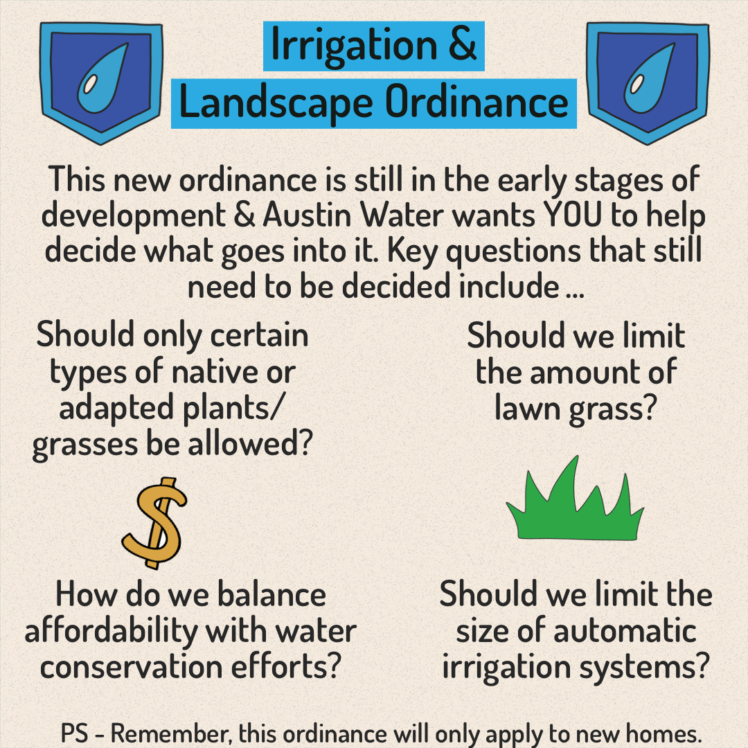 Austin Water Landscape Ordinance Update Public Input virtual Meeting 