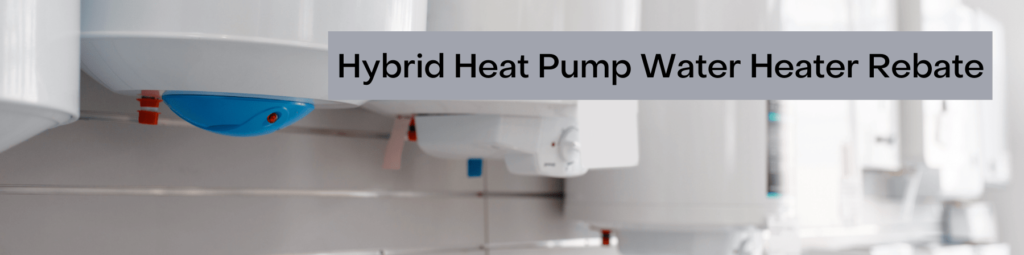 Conservation Residential Heat Pump Water Heater Rebate Form 